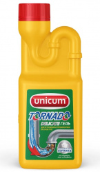 Средство для удаления засоров Unicum Торнадо 500мл