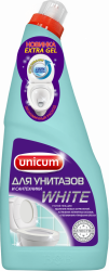 Unicum гель для чистки унитазов с гипохлоритом 750мл Unicum гель для чистки унитазов с гипохлоритом 750мл