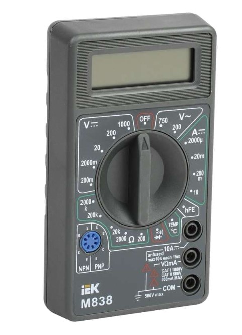 Мультиметр IEK m838 ekf