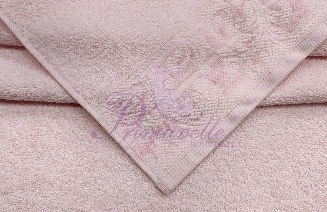 Полотенце махровое жаккард Primavelle Verona 70х140 см Розовый