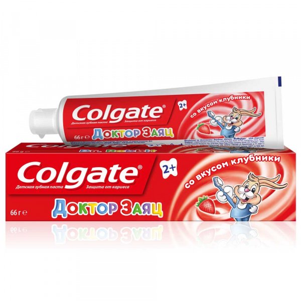 Зубная паста Colgate Доктор заяц клубника 50мл