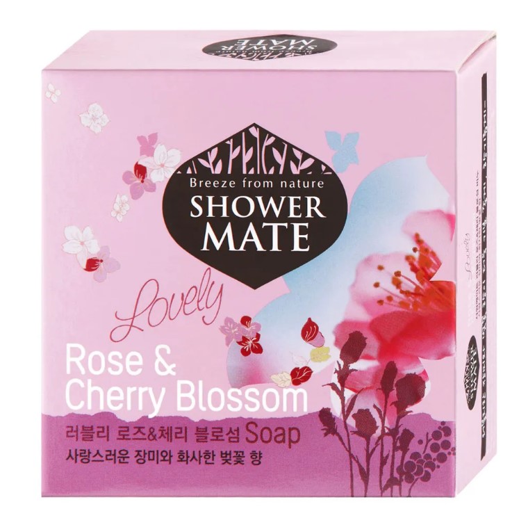 Мыло косметическое Kerasys Shower mate розовое 100г Мыло косметическое Kerasys Shower mate розовое 100г