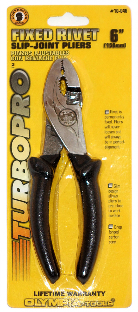 Плоскогубцы Olympia Tools Turbopro Slip Joint 6