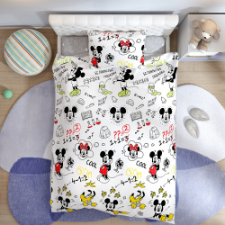 Комплект постельного белья Disney Mickey school 1.5 50х70см 8604/1+8605/1 01 1551 Комплект постельного белья Disney Mickey school 1.5 50х70см 8604/1+8605/1 01 1551