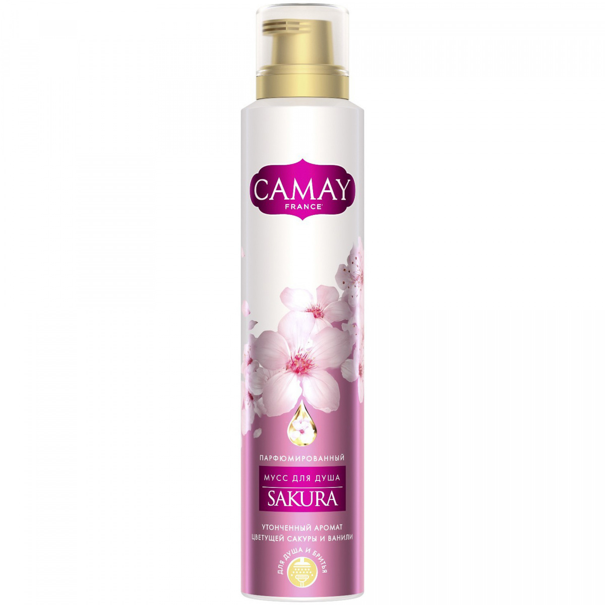 Мусс для душа Camay Сакура 220мл
