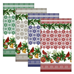 Полотенце Мультидом Новогодние узоры 42х72см тп2-110