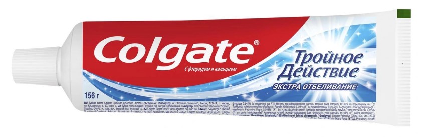 Зубная паста Colgate Тройное действие экстра отбеливание 100мл