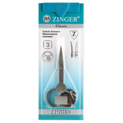Ножницы для ногтей закругленные заточеные Zinger