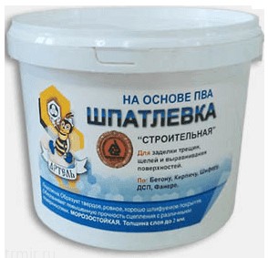 Шпаклевка на основе ПВА Артель 1.5 кг