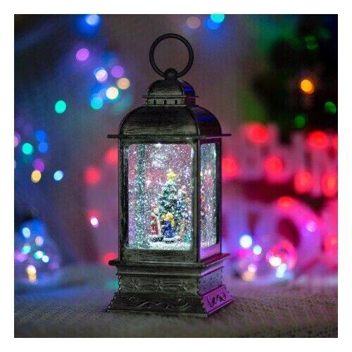 Декоративный фонарь Neon-Night 501-065 Рождество серебристо-белый