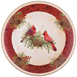 Тарелка для новогодней сервировки Lefard Рождественская сказка 33х33 см