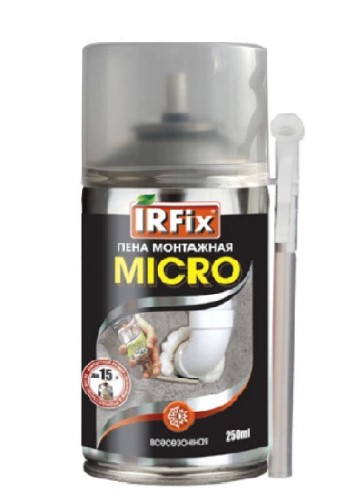 Пена монтажная IRFix micro всесезонная 250мл