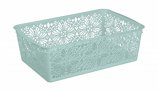 Корзинка универсальная Бытпласт floral 250х150х75мм
