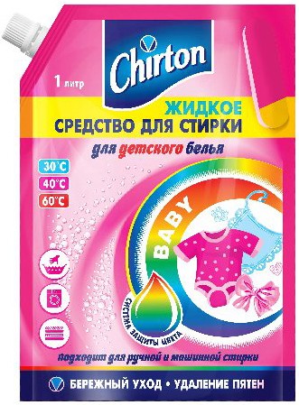 Чиртон средство жидкое для стирки детск.белья 1000мл