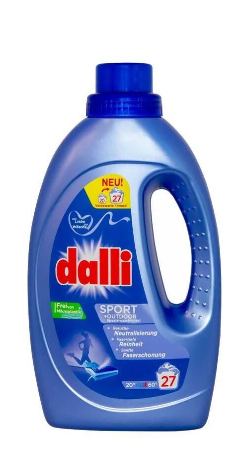 Гель-концентрат для стирки белья Dalli Sport & Outdoor для спортивной одежды 1.1 л