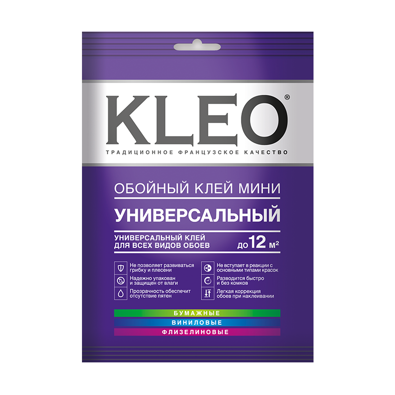 Клей для обоев KLEO MINI 12 60 грамм универсальный