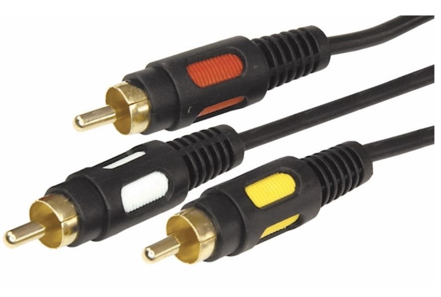 Шнур 3rca-3rca Rexant штекер/штекер 1.5м gold 17-0212