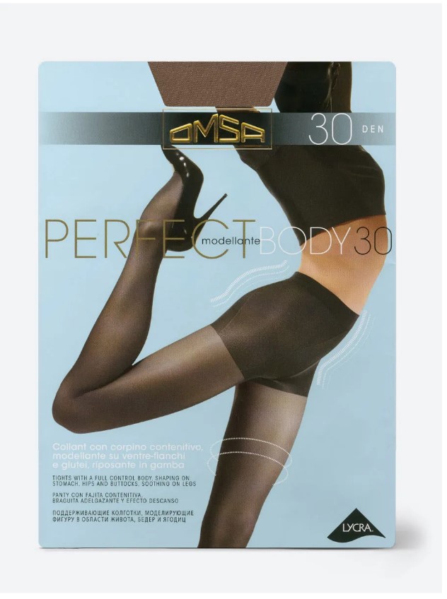 Колготы Omsa perfect body 30 daino 2s цвет загара