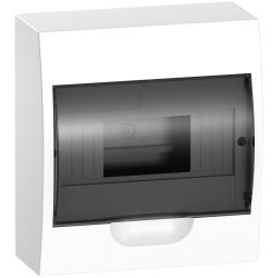 Шкаф навесной Schneider Electric ez9е 8модулей/1ряд ip40 с прозрачной дверью ez9e108s2sru