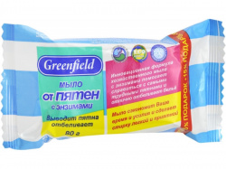 Мыло от пятен с энзимами Greenfield 80г 52-067