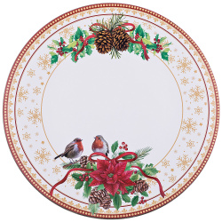 Тарелка для новогодней сервировки Lefard Рождественская сказка d40 см