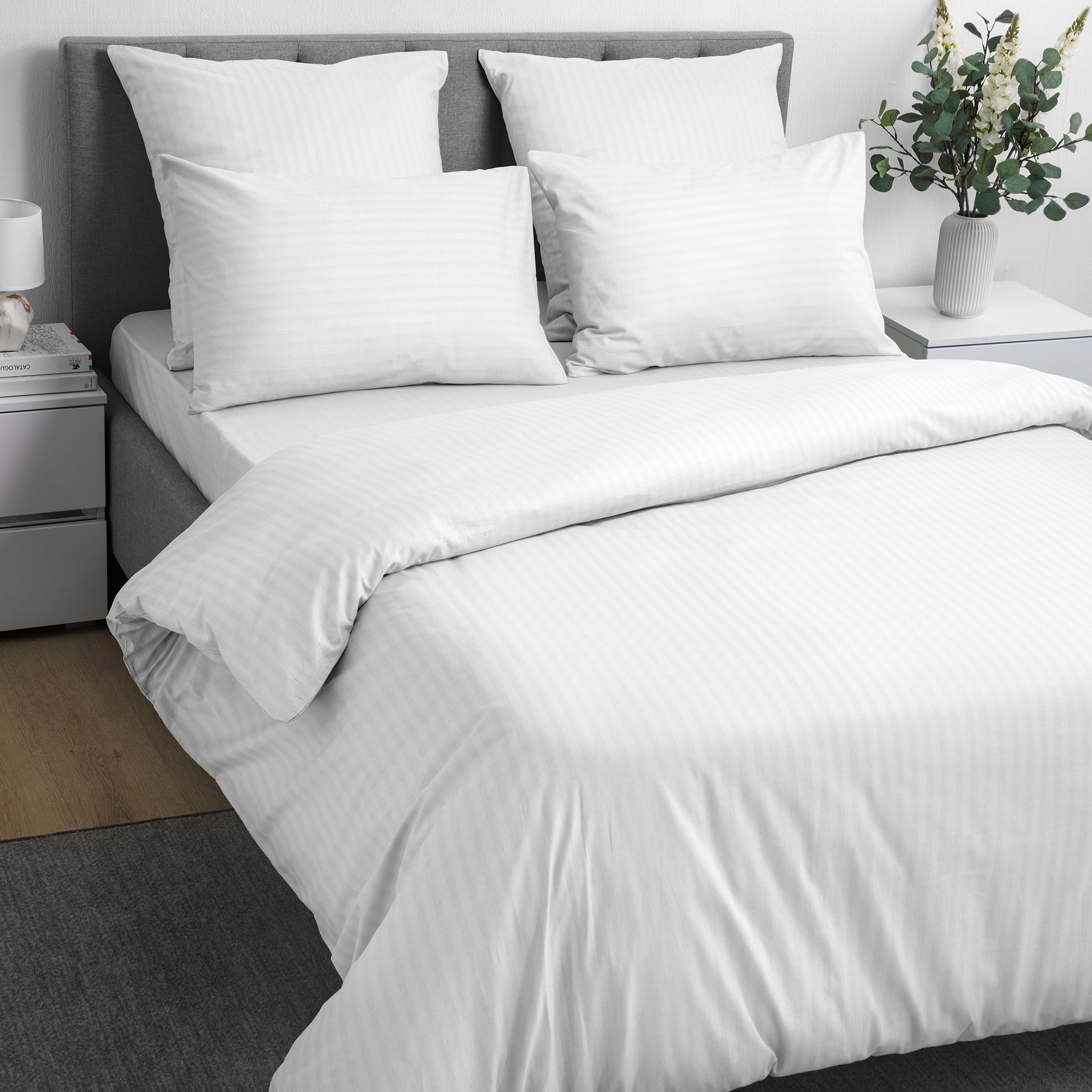 Комплект постельного белья Волшебная Ночь Warm white 2.0сп 50/70 8709/2 01 2017