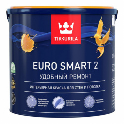 Краска водно-дисперсионная Tikkurila Euro Smart 2 2.7 л