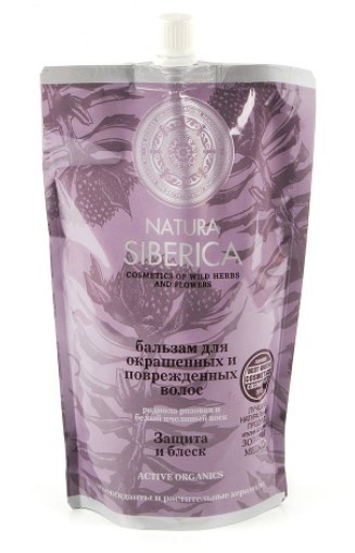 Бальзам для окрашенных волос Natura siberica Защита и блеск 50