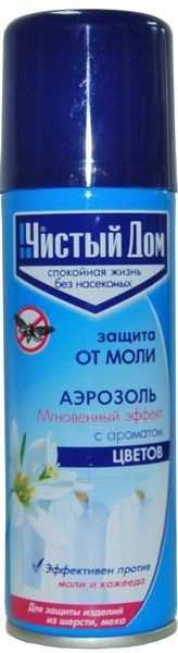 Чистый дом аэрозоль от моли 150мл