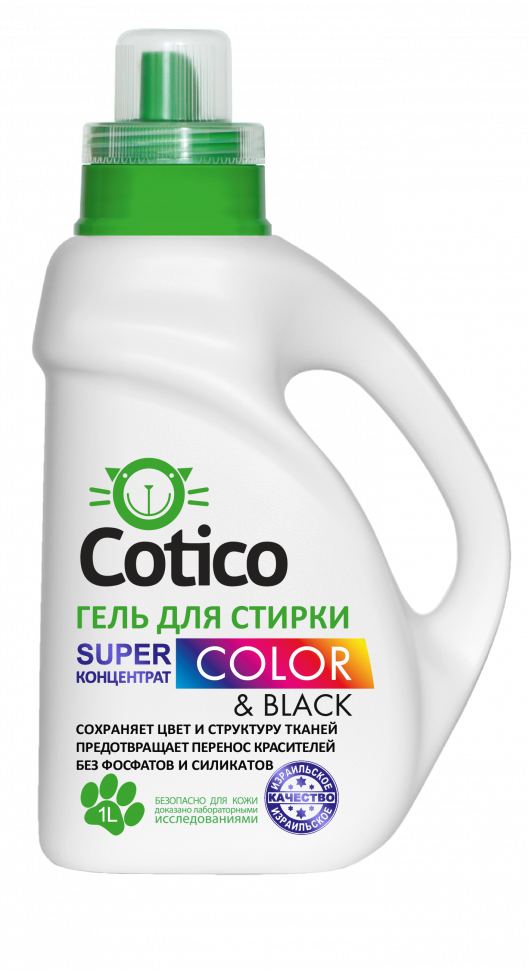 Cotico гель для стирки цв.белья 1л