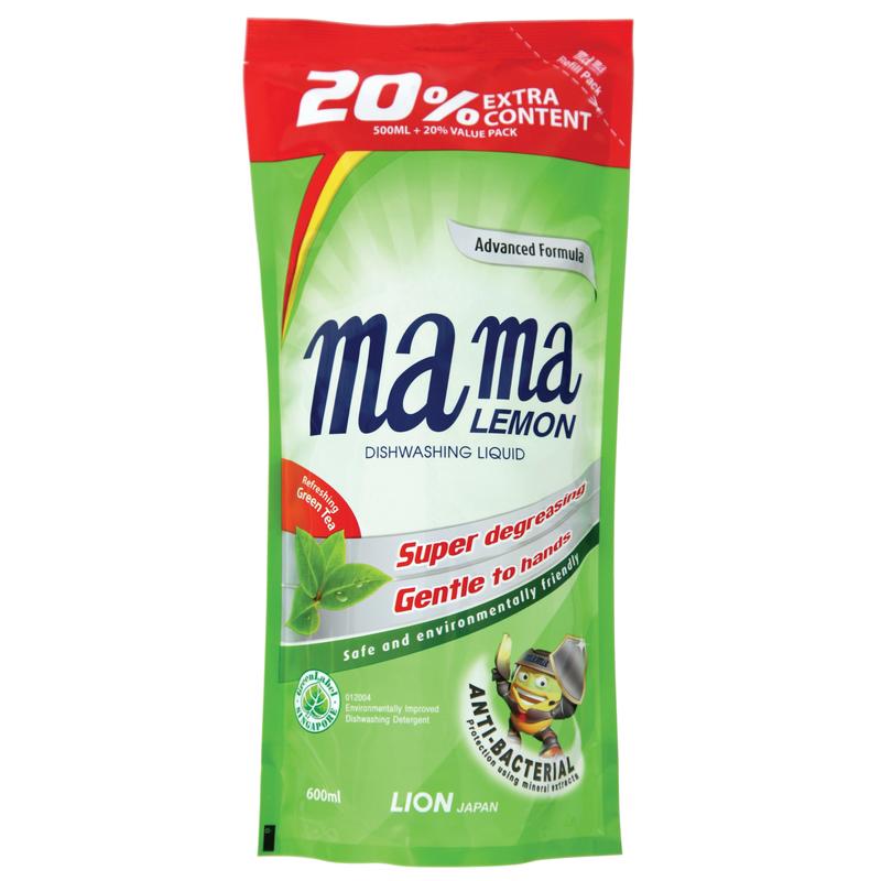 Гель-концентрат для посуды Mama Lemon Зеленый чай 600мл