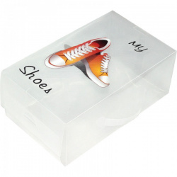 Коробка для хранения обуви Рыжий кот33х20х13см