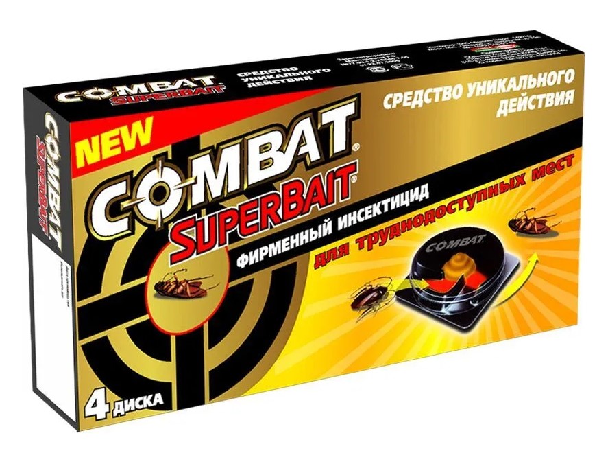 Ловушка для борьбы с тараканами Combat 4шт