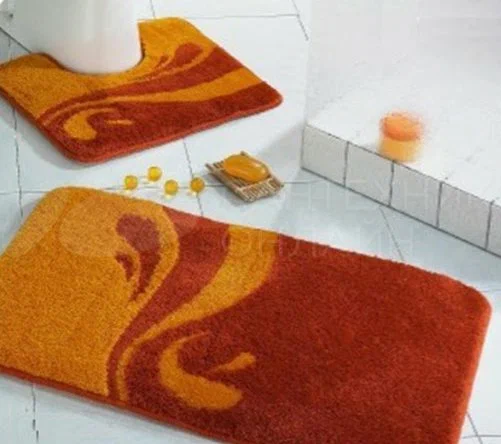 Комплект ковриков для ванной Dasch La Vita Симона терракотовый 50х80 см 55х55 см