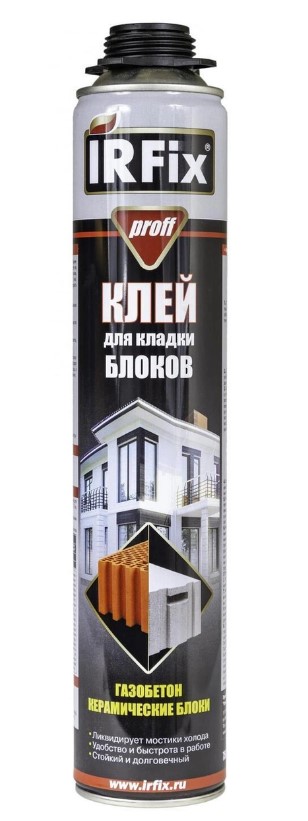 Клей IRFix для кладки блоков профессиональный 750мл