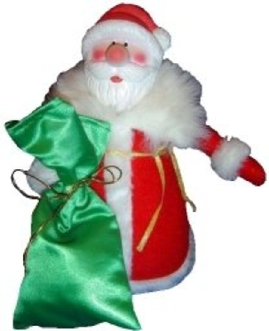Игрушка Дедушка Мороз под елку Волшебный Мир 7С-1115-РИ, 28 см