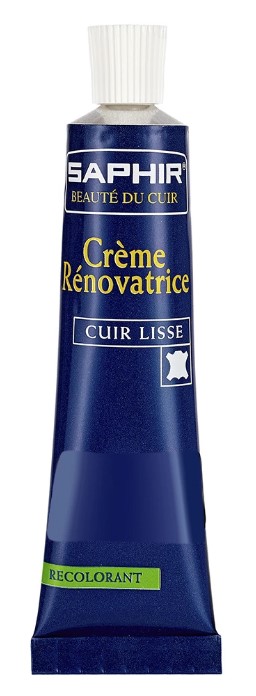 Крем для обуви Saphir creme renovatrice 25мл тюбик темно-коричневый